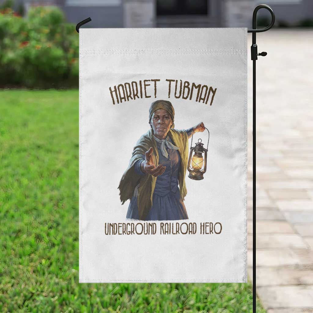 Harriet Tubman Garden Flag Underground Railroad Hero Black History Month Gift