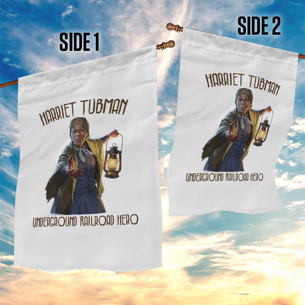 Harriet Tubman Garden Flag Underground Railroad Hero Black History Month Gift
