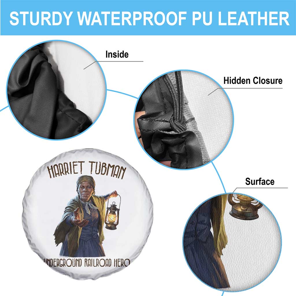 Harriet Tubman Spare Tire Cover Underground Railroad Hero Black History Month Gift