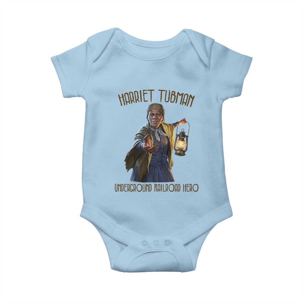 Harriet Tubman Baby Onesie Underground Railroad Hero Black History Month Gift