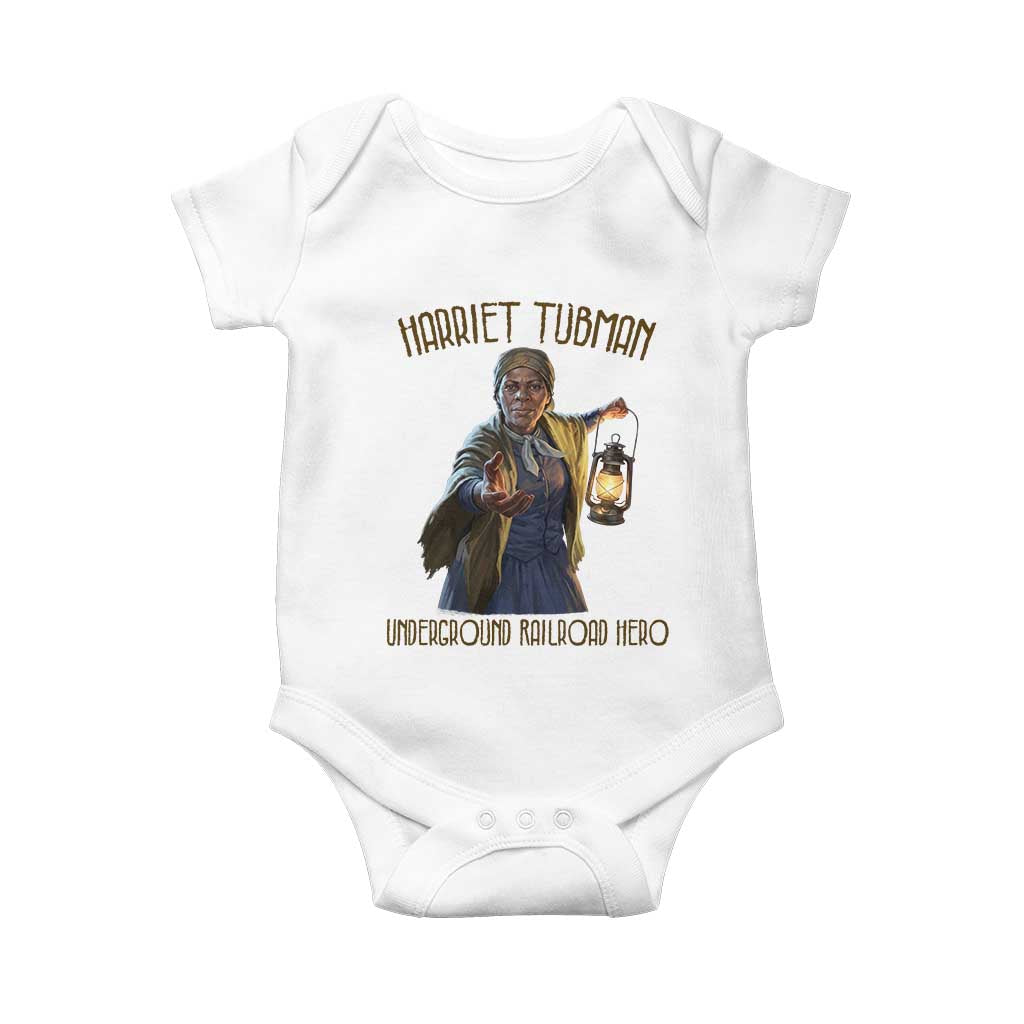 Harriet Tubman Baby Onesie Underground Railroad Hero Black History Month Gift