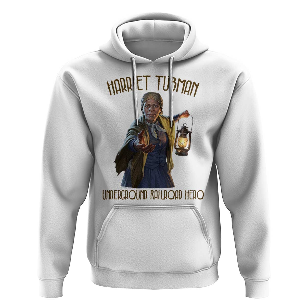 Harriet Tubman Hoodie Underground Railroad Hero Black History Month Gift