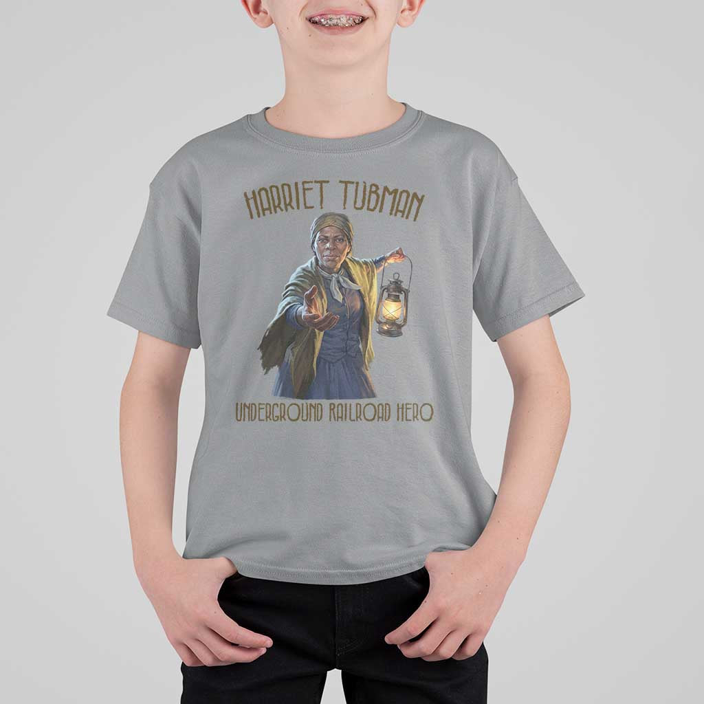 Harriet Tubman T Shirt For Kid Underground Railroad Hero Black History Month Gift