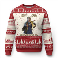 Harriet Tubman Ugly Christmas Sweater Underground Railroad Hero Black History Month Gift