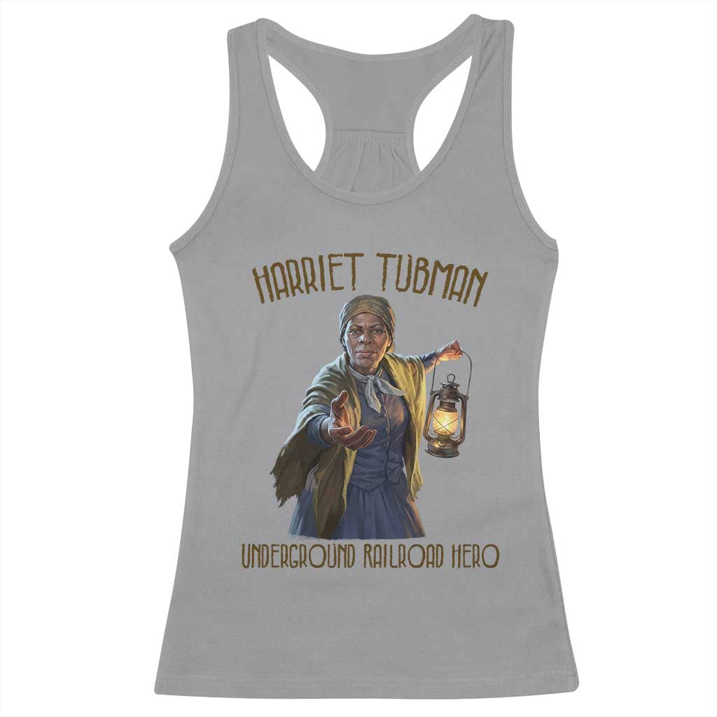 Harriet Tubman Racerback Tank Top Underground Railroad Hero Black History Month Gift