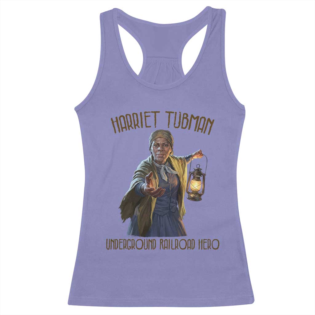Harriet Tubman Racerback Tank Top Underground Railroad Hero Black History Month Gift