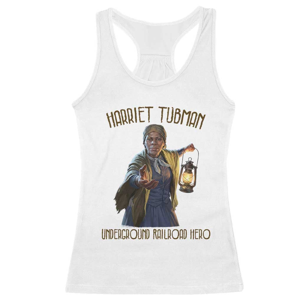 Harriet Tubman Racerback Tank Top Underground Railroad Hero Black History Month Gift