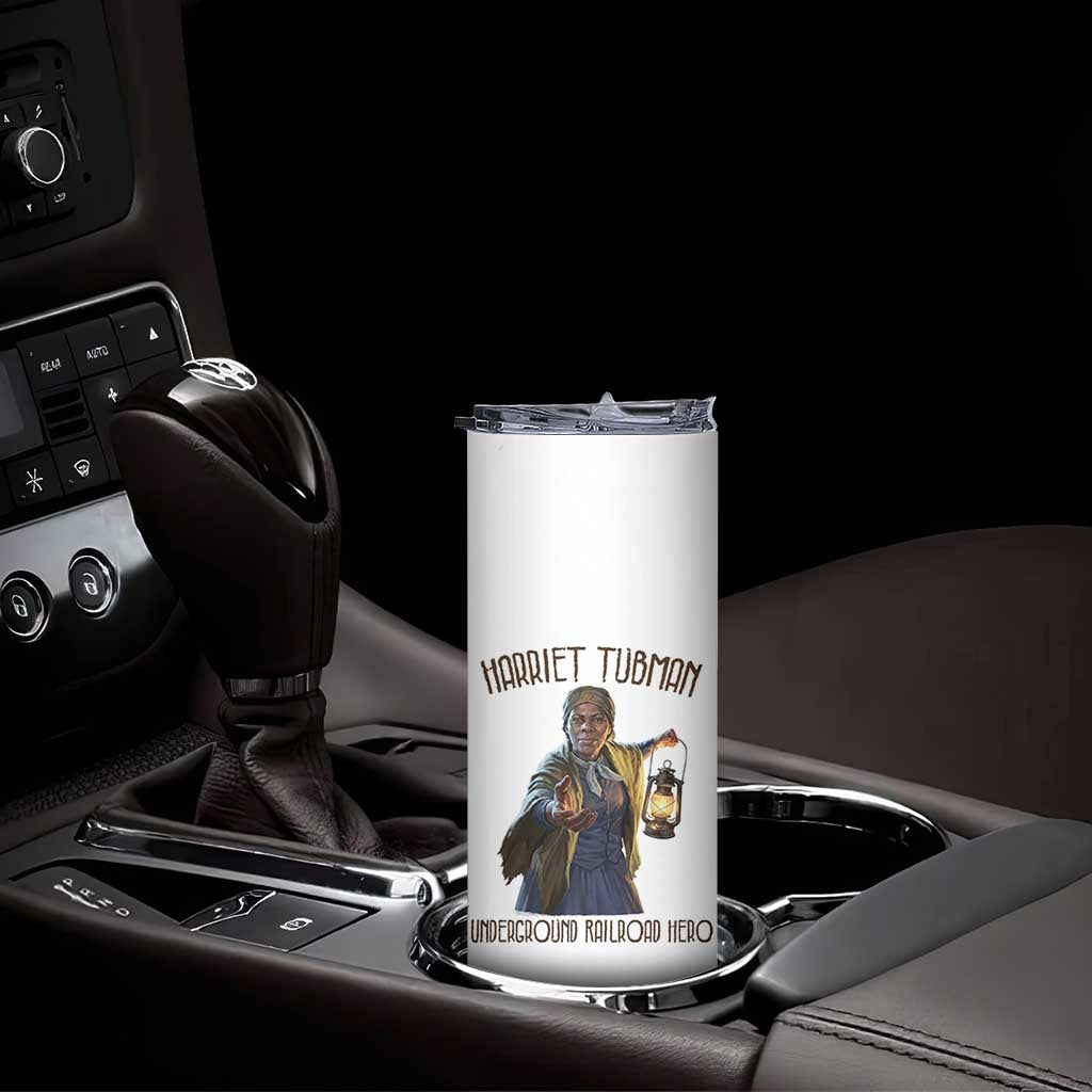 Harriet Tubman Skinny Tumbler Underground Railroad Hero Black History Month Gift