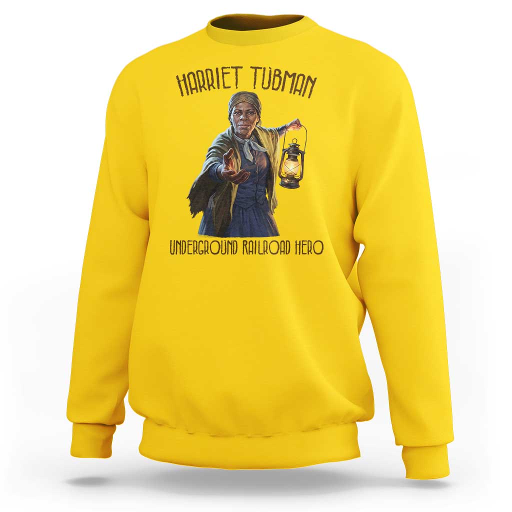 Harriet Tubman Sweatshirt Underground Railroad Hero Black History Month Gift