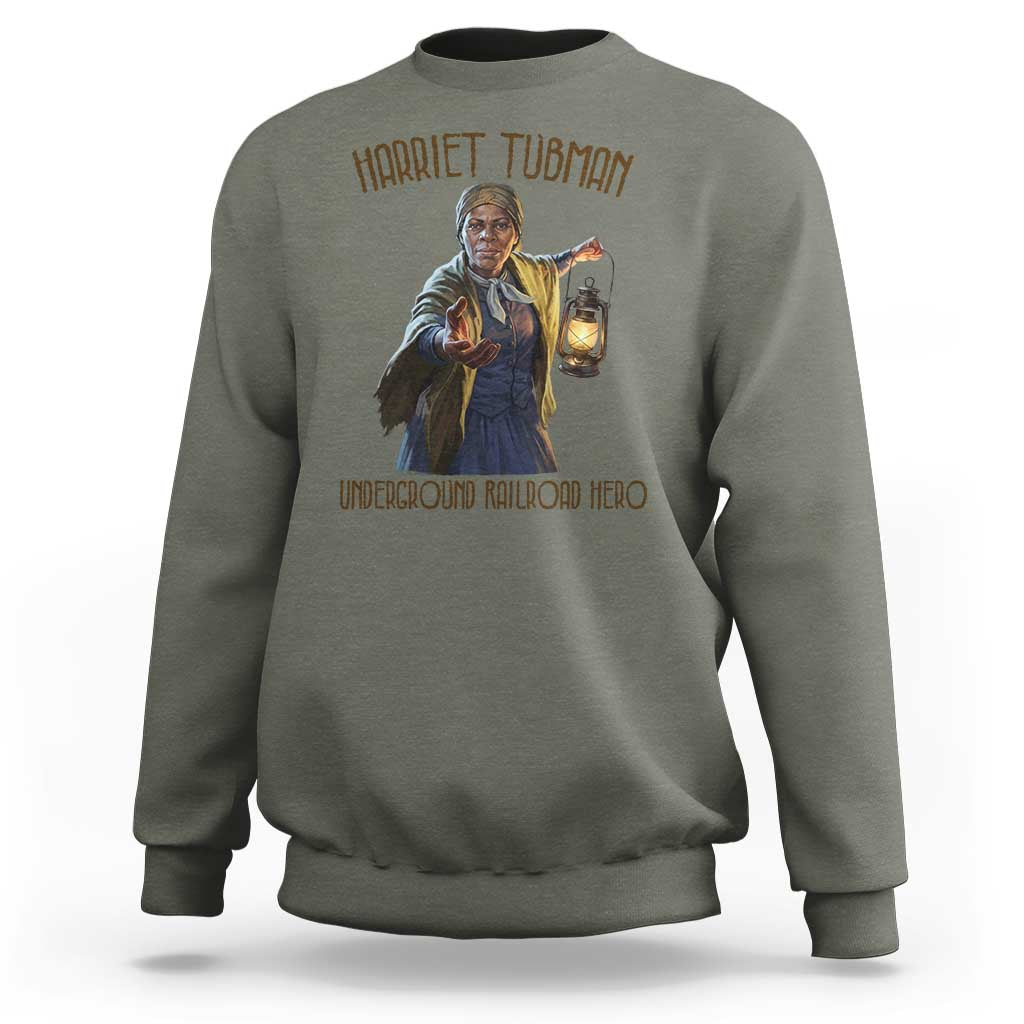 Harriet Tubman Sweatshirt Underground Railroad Hero Black History Month Gift