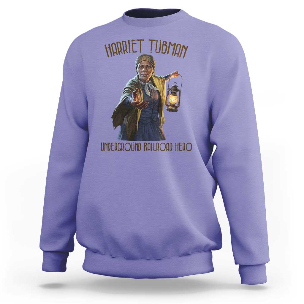 Harriet Tubman Sweatshirt Underground Railroad Hero Black History Month Gift