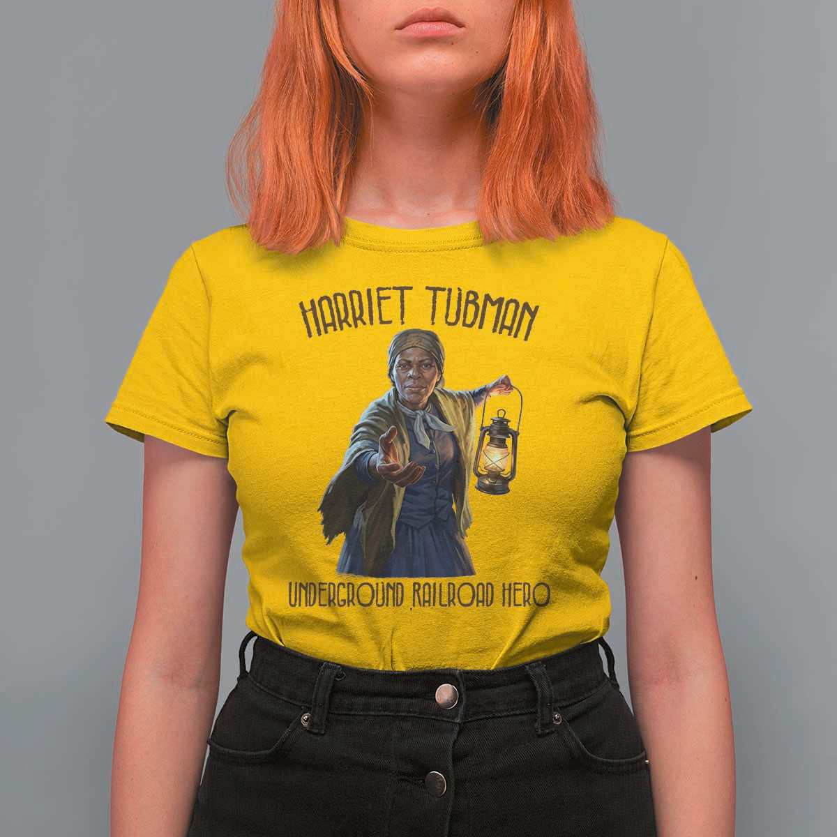Harriet Tubman T Shirt For Women Underground Railroad Hero Black History Month Gift