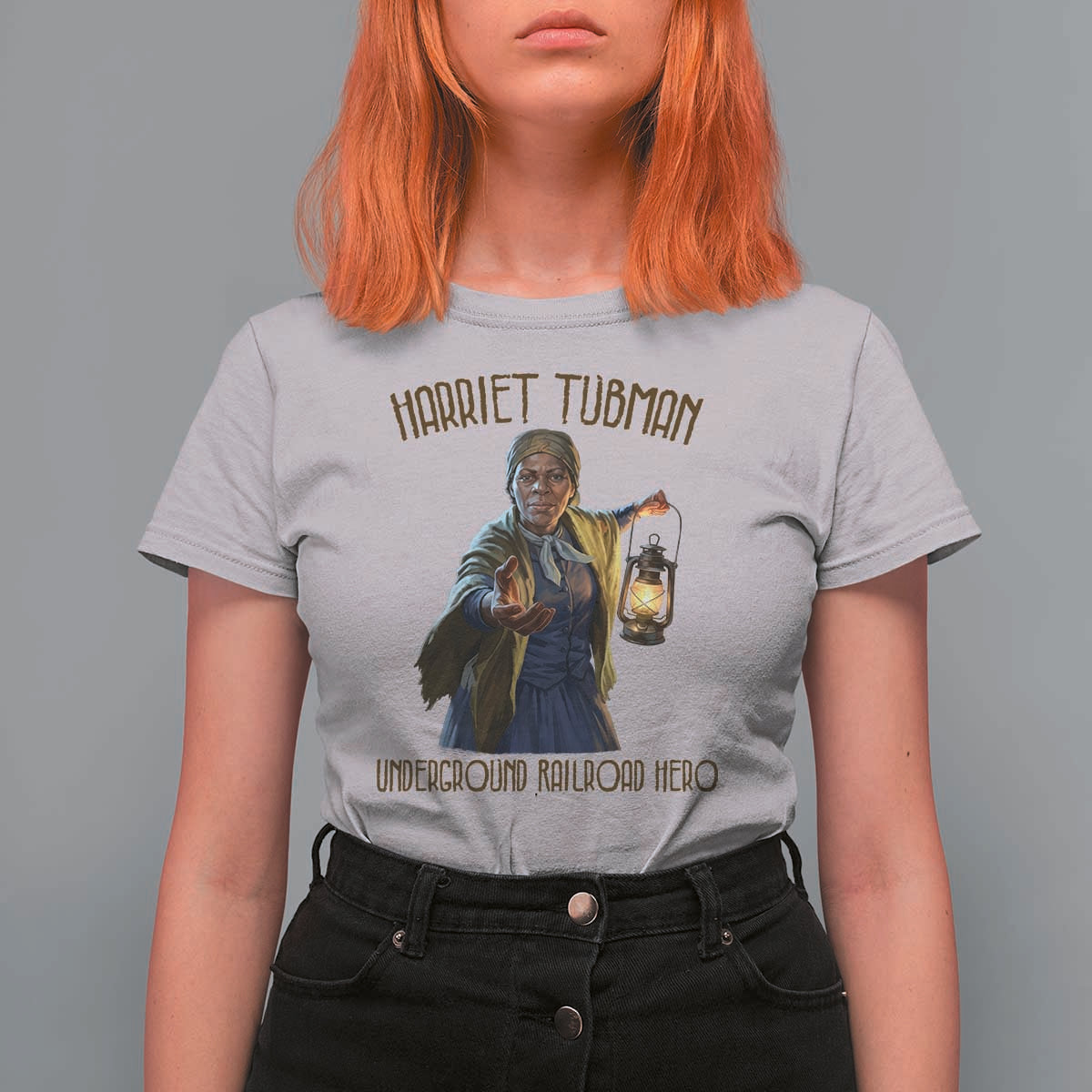 Harriet Tubman T Shirt For Women Underground Railroad Hero Black History Month Gift