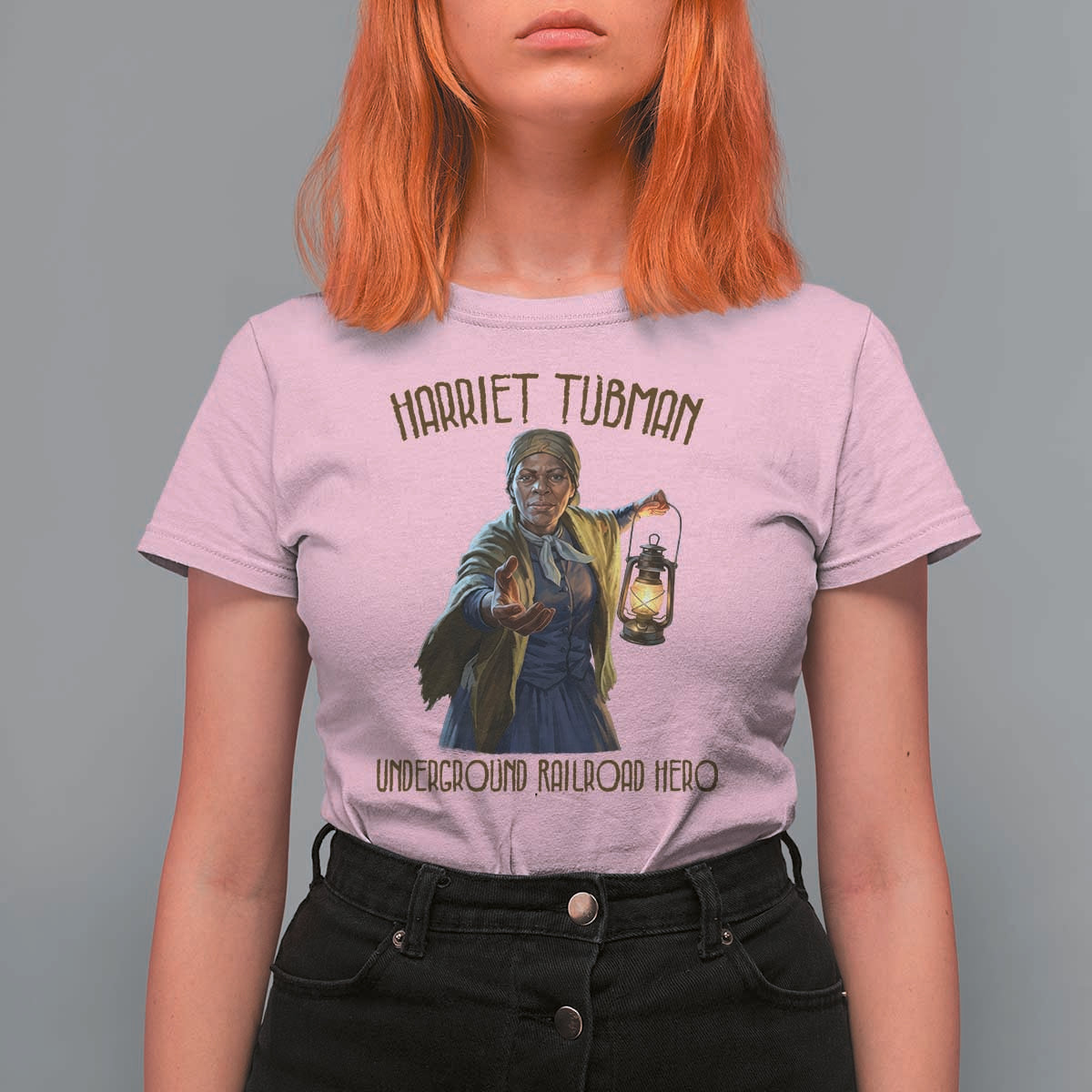 Harriet Tubman T Shirt For Women Underground Railroad Hero Black History Month Gift