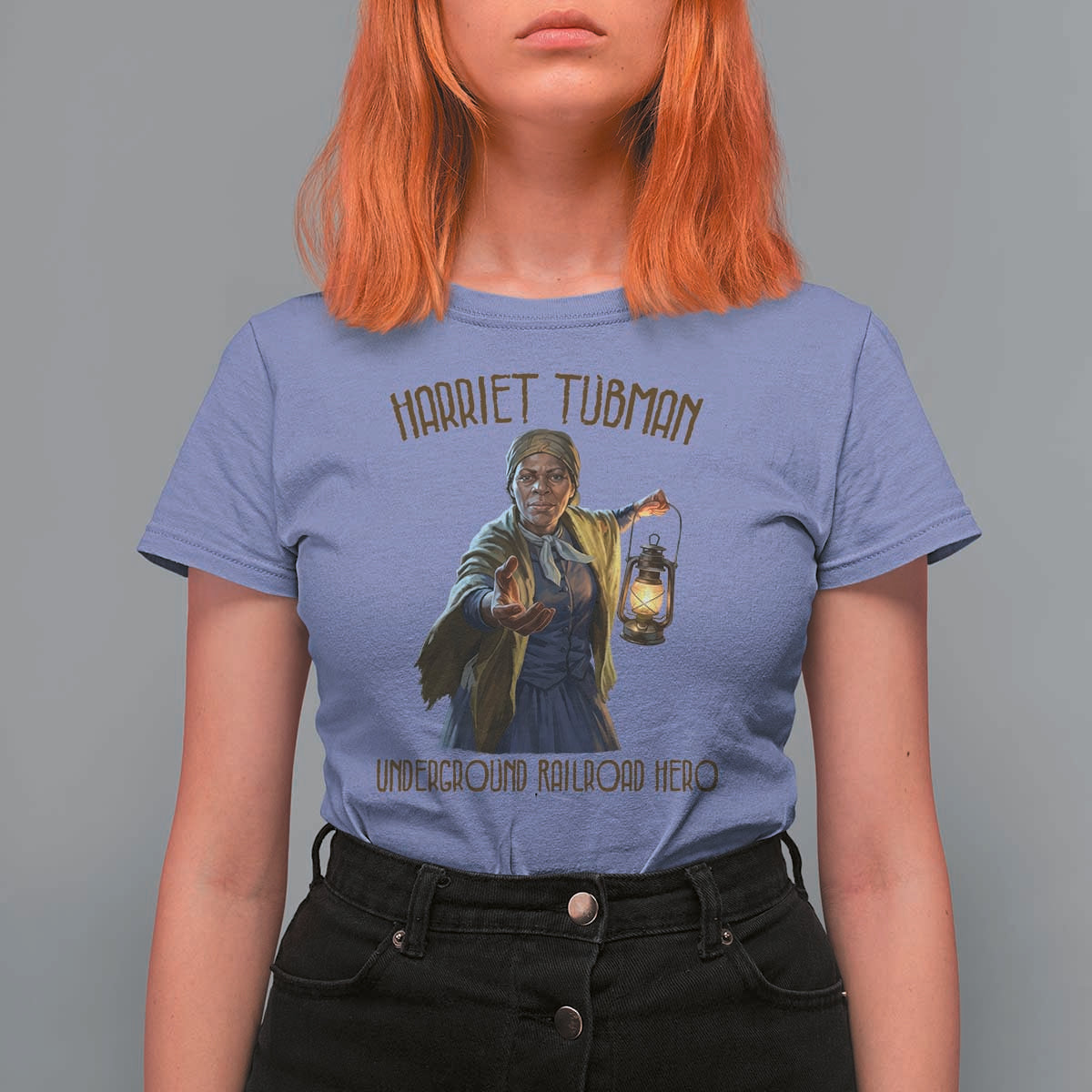 Harriet Tubman T Shirt For Women Underground Railroad Hero Black History Month Gift