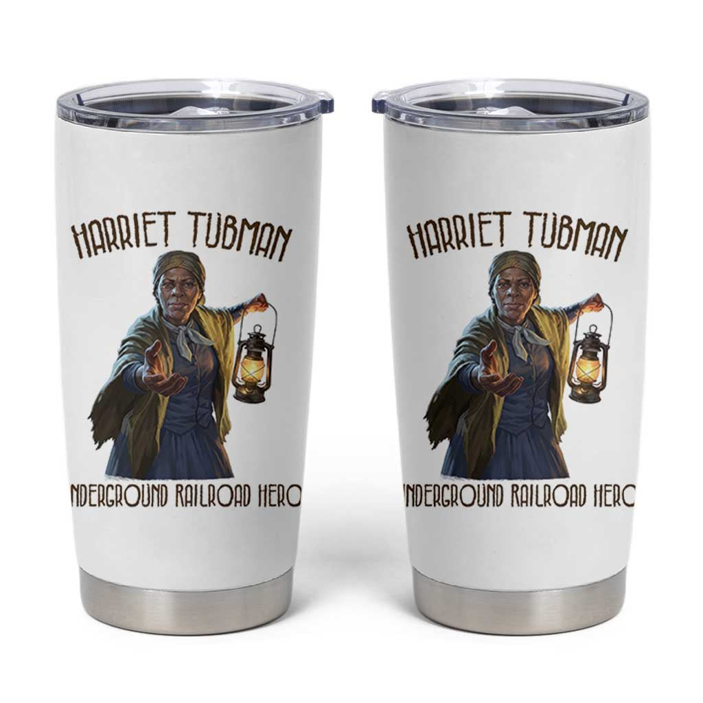 Harriet Tubman Tumbler Cup Underground Railroad Hero Black History Month Gift