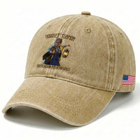 Harriet Tubman Washed Cotton Baseball Cap Underground Railroad Hero Black History Month Gift
