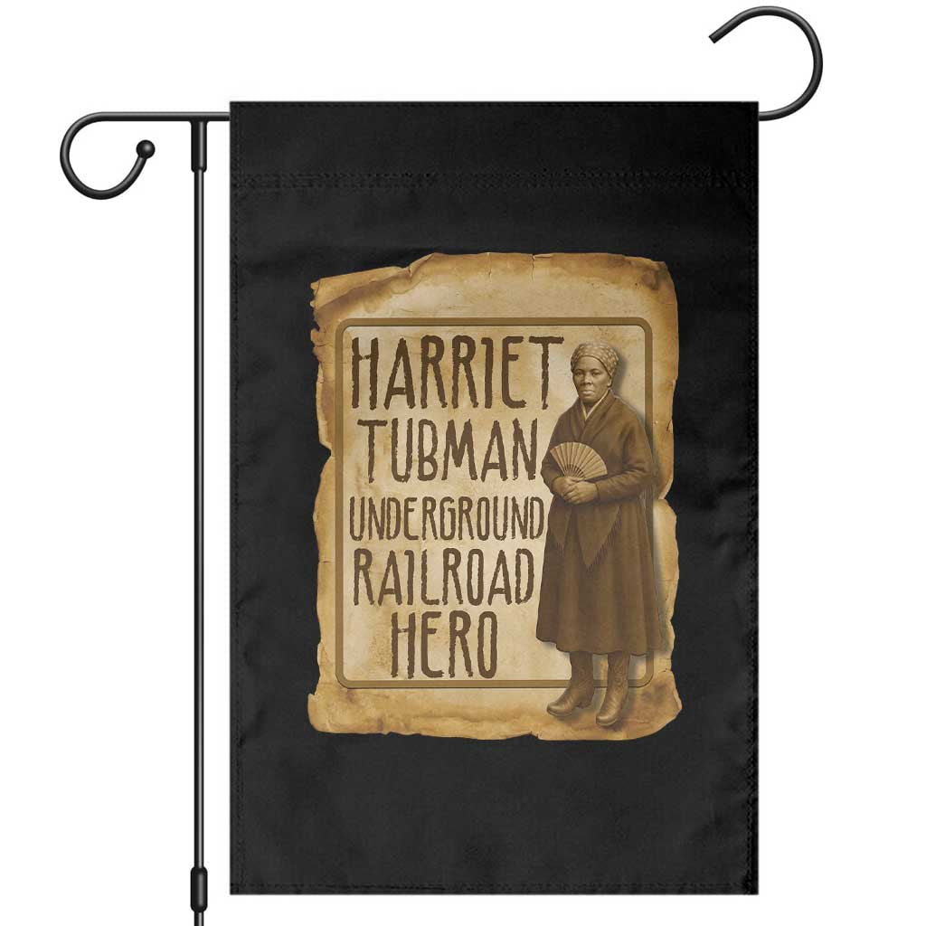 Underground Railroad Hero Harriet Tubman Garden Flag Feminist History Gift