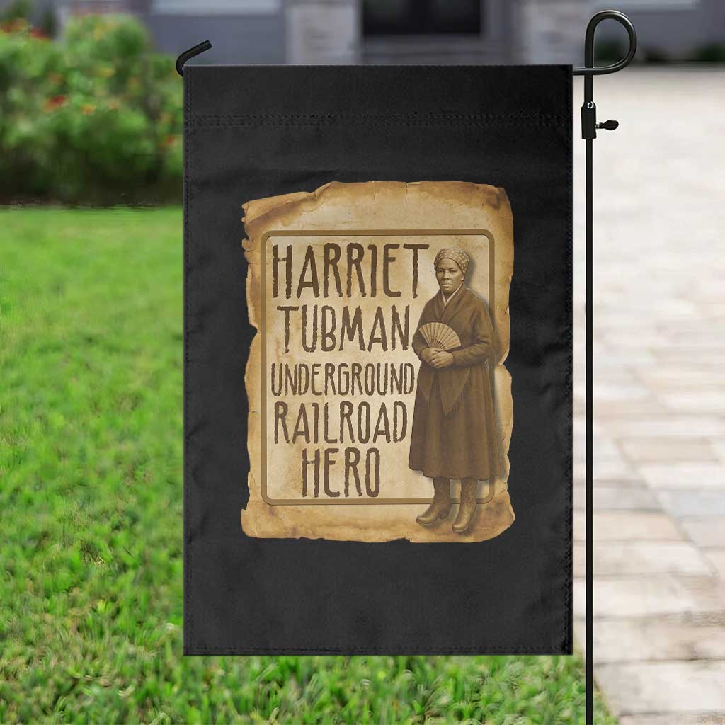 Underground Railroad Hero Harriet Tubman Garden Flag Feminist History Gift
