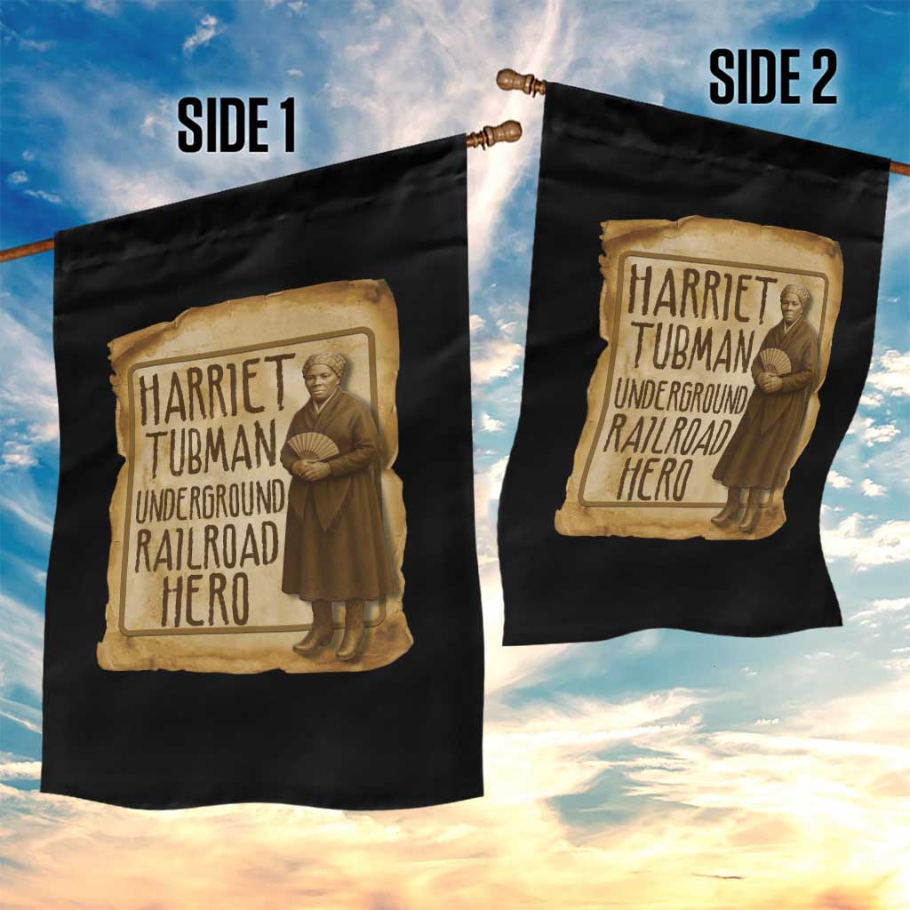 Underground Railroad Hero Harriet Tubman Garden Flag Feminist History Gift