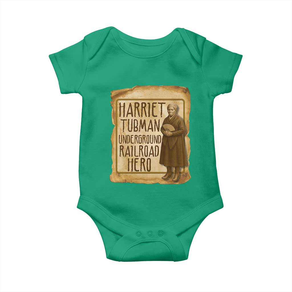 Underground Railroad Hero Harriet Tubman Baby Onesie Feminist History Gift