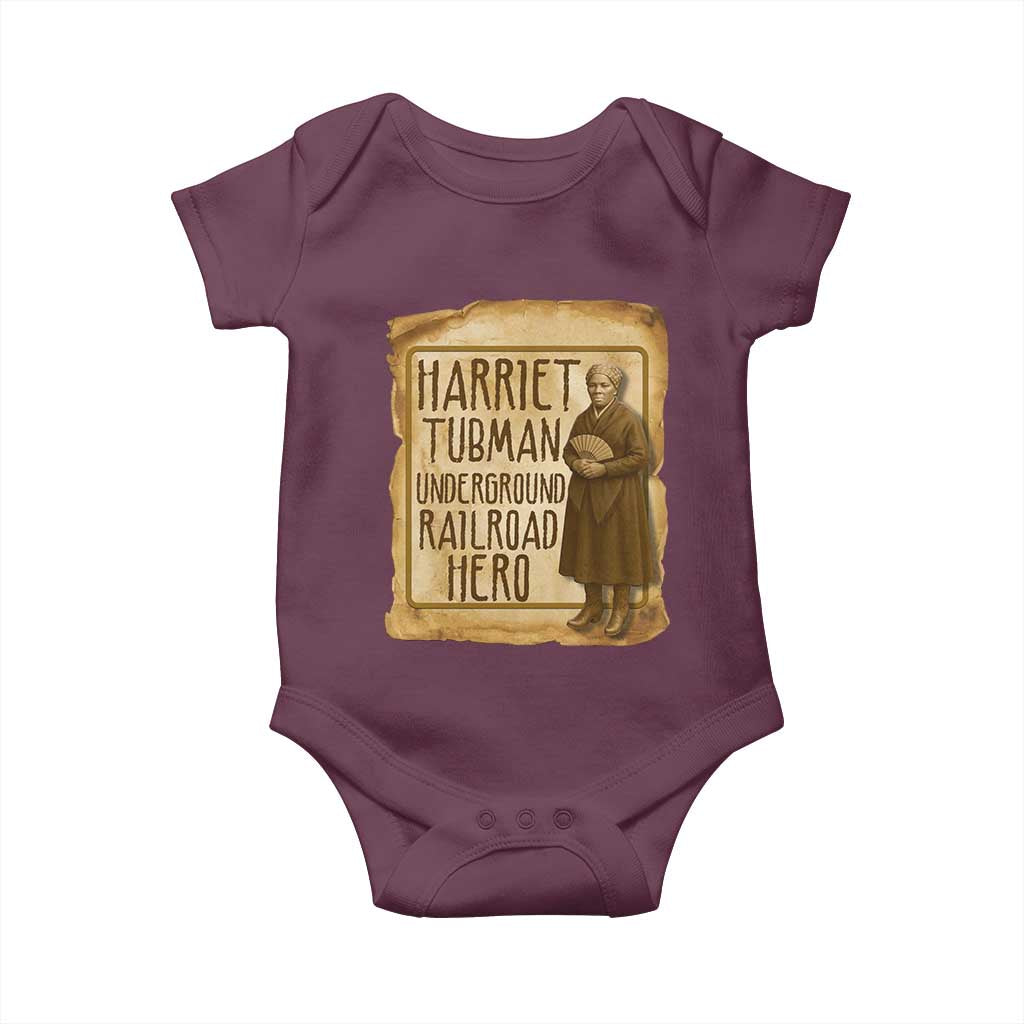 Underground Railroad Hero Harriet Tubman Baby Onesie Feminist History Gift