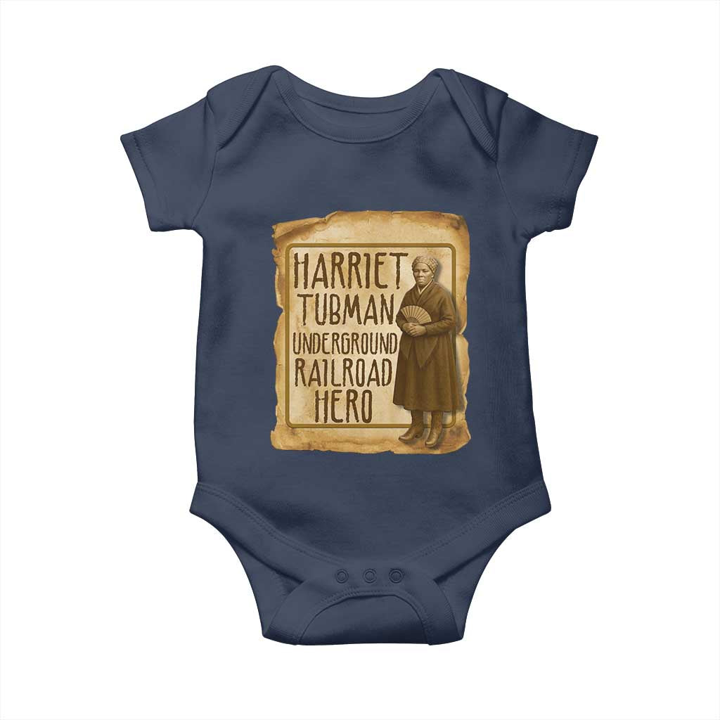 Underground Railroad Hero Harriet Tubman Baby Onesie Feminist History Gift