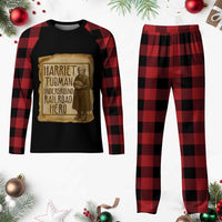 Underground Railroad Hero Harriet Tubman Plaid Pajama Set Feminist History Gift