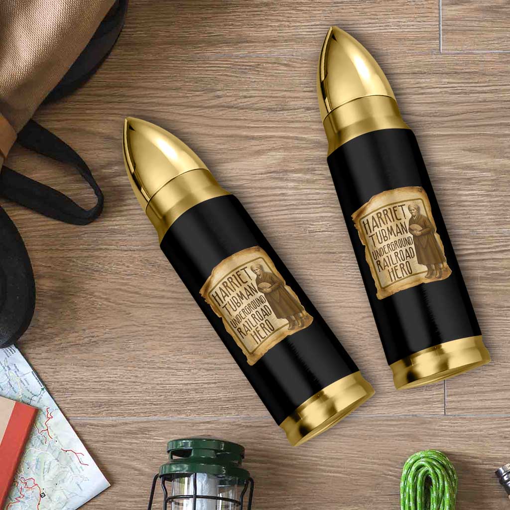 Underground Railroad Hero Harriet Tubman Bullet Tumbler Feminist History Gift