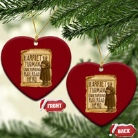 Underground Railroad Hero Harriet Tubman Ceramic Ornament Feminist History Gift