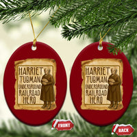 Underground Railroad Hero Harriet Tubman Ceramic Ornament Feminist History Gift