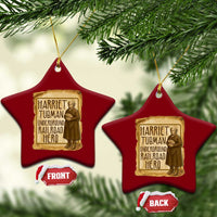 Underground Railroad Hero Harriet Tubman Ceramic Ornament Feminist History Gift