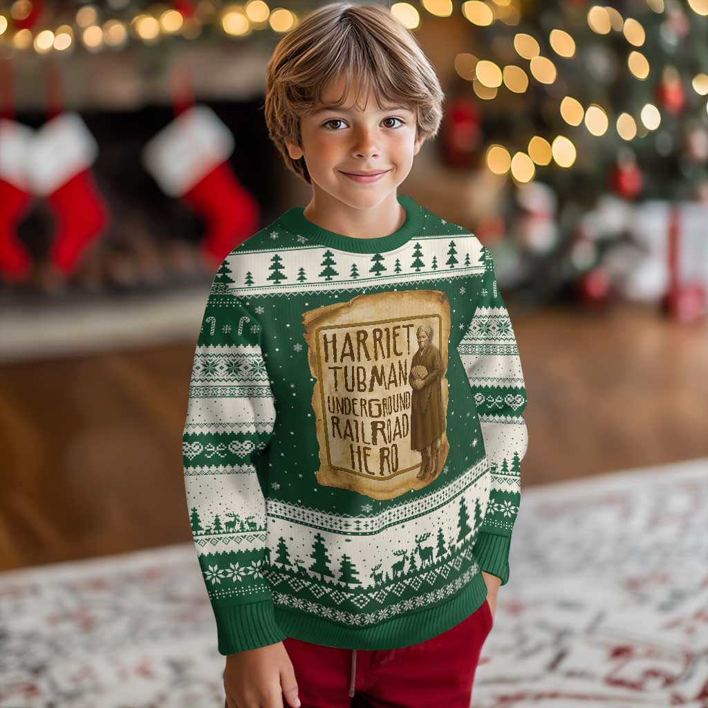 Underground Railroad Hero Harriet Tubman Ugly Christmas Sweater Feminist History Gift