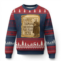 Underground Railroad Hero Harriet Tubman Ugly Christmas Sweater Feminist History Gift