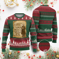 Underground Railroad Hero Harriet Tubman Ugly Christmas Sweater Feminist History Gift