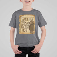 Underground Railroad Hero Harriet Tubman T Shirt For Kid Feminist History Gift