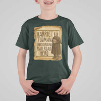 Underground Railroad Hero Harriet Tubman T Shirt For Kid Feminist History Gift