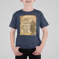 Underground Railroad Hero Harriet Tubman T Shirt For Kid Feminist History Gift