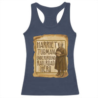 Underground Railroad Hero Harriet Tubman Racerback Tank Top Feminist History Gift