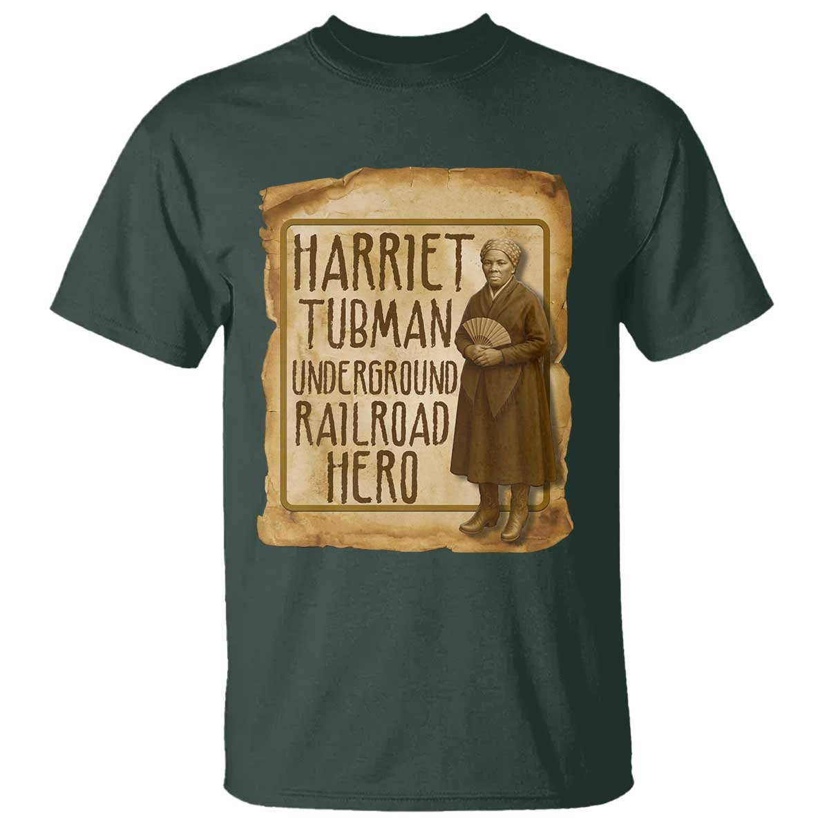 Underground Railroad Hero Harriet Tubman T Shirt Feminist History Gift