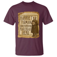 Underground Railroad Hero Harriet Tubman T Shirt Feminist History Gift
