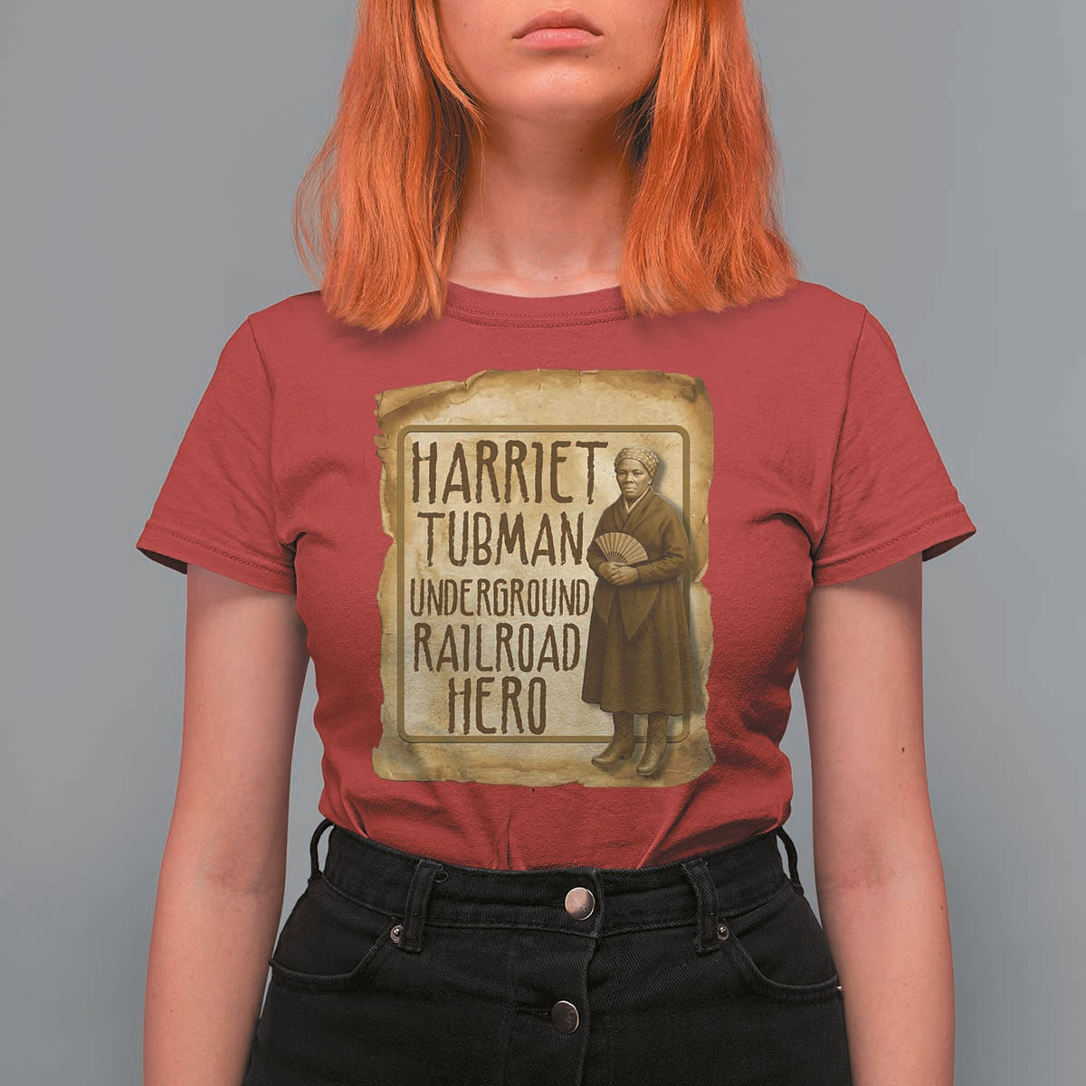 Underground Railroad Hero Harriet Tubman T Shirt For Women Feminist History Gift