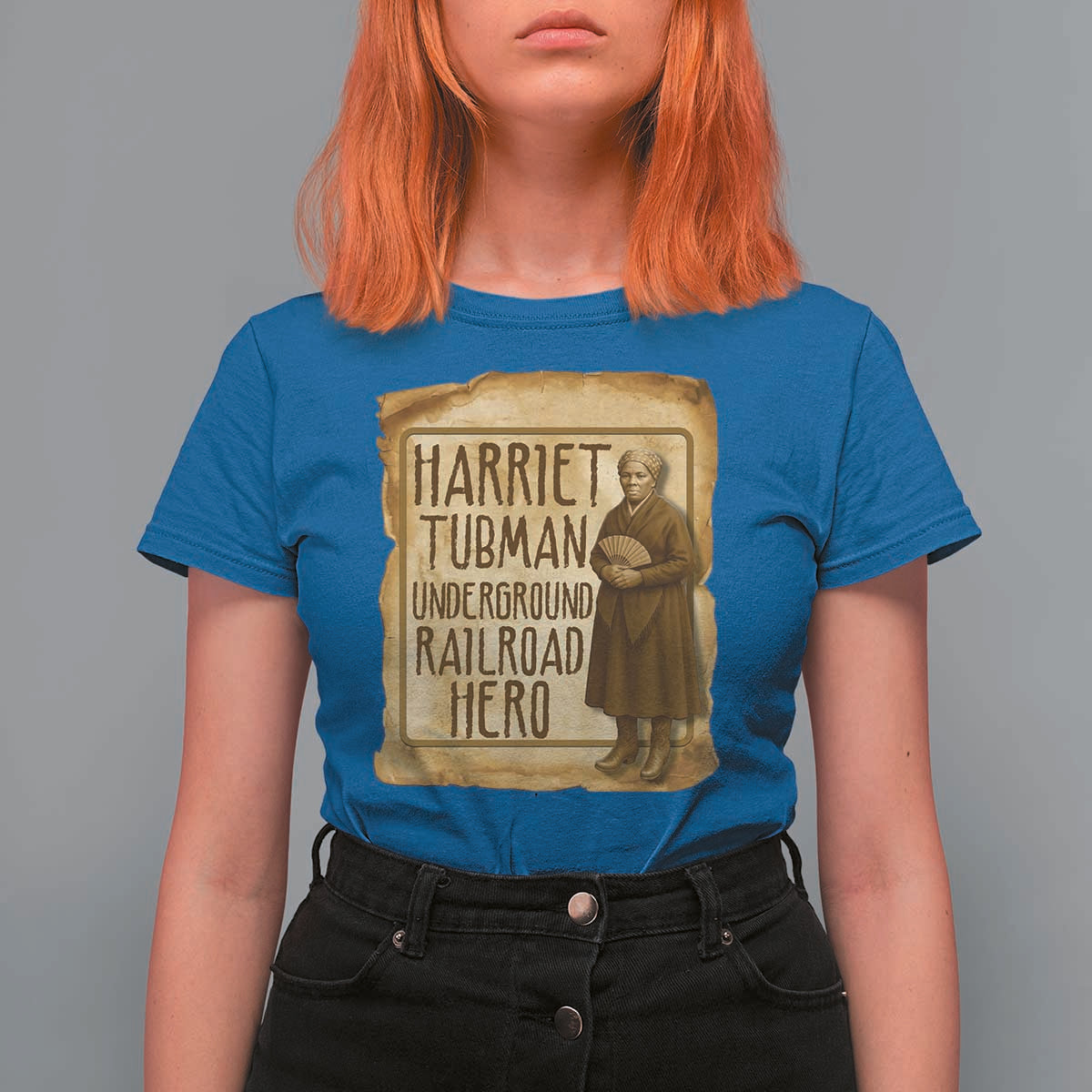 Underground Railroad Hero Harriet Tubman T Shirt For Women Feminist History Gift