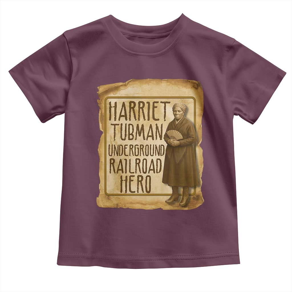 Underground Railroad Hero Harriet Tubman Toddler T Shirt Feminist History Gift