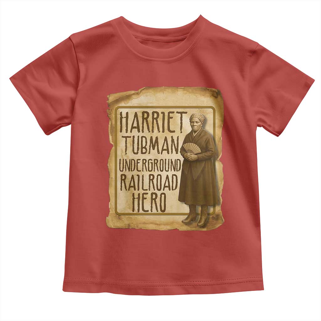 Underground Railroad Hero Harriet Tubman Toddler T Shirt Feminist History Gift