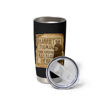 Underground Railroad Hero Harriet Tubman Tumbler Cup Feminist History Gift