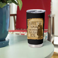 Underground Railroad Hero Harriet Tubman Tumbler Cup Feminist History Gift