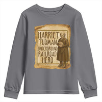 Underground Railroad Hero Harriet Tubman Youth Sweatshirt Feminist History Gift