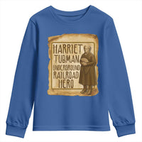 Underground Railroad Hero Harriet Tubman Youth Sweatshirt Feminist History Gift