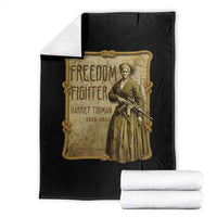 Harriet Tubman Freedom Fighter Throw Blanket Feminist History Gift - Wonder Print Shop